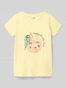 s.Oliver RED LABEL A-Linien T-Shirt aus reiner Baumwolle in GELB, Größ...