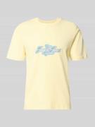 Jack & Jones T-Shirt mit Label-Print Modell 'CASSIS' in Hellgelb, Größ...
