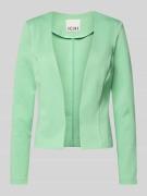 ICHI Slim Fit Blazer in offener Passform Modell 'KATE' in Hellgruen, G...