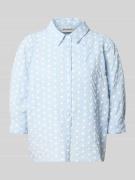 LOLLYS LAUNDRY Regular Fit Bluse im Allover-Look Modell 'Bono' in Hell...