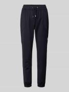 monari Jogpants mit elastischem Bund Modell 'Jill' in Marine, Größe 34
