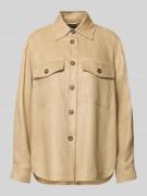 Weekend Max Mara Ausgestellte Hemdjacke aus reinem Leinen Modell 'POMP...
