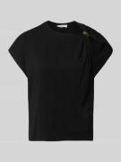 Bash T-Shirt im One-Shoulder-Look Modell 'ALLIA' in Black, Größe L