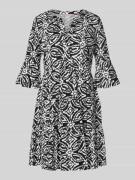 Christian Berg Woman Selection Minikleid mit Tunika-Ausschnitt in Blac...
