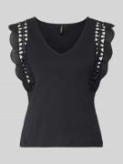Vero Moda Regular Fit Top aus reiner Baumwolle Modell 'GABBY' in Black...