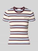 LeGer by Lena Gercke T-Shirt mit Logo-Stitching Modell 'Danielle' in B...