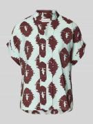 Christian Berg Woman Bluse aus Viskose-Mix mit Ärmelaufschlag in Mint,...