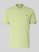 Lacoste Regular Fit Poloshirt aus Baumwoll-Mix in Dunkelblau, Größe L