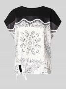 Christian Berg Woman Selection Blusenshirt mit Knotendetail in Black, ...