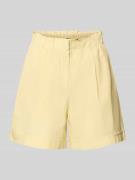 Vero Moda Regular Fit Bermudas aus Baumwoll-Leinen-Mix Modell 'SELMA' ...
