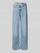 Marc O'Polo Wide Fit Jeans mit Leinen-Anteil Modell 'FIA' in Ocean Mel...