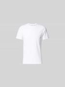Filippa K Slim Fit T-Shirt aus Baumwoll-Mix in Weiss, Größe L