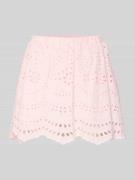 Only Mini-Skort aus reiner Baumwolle Modell 'NALA-LALISA' in Hellrosa,...