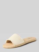 Espadrij Sandalette mit Fransen Modell 'PLAGE' in Offwhite, Größe 36