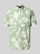 PME Legend Slim Fit Freizeithemd im Allover-Look mit Kentkragen in Hel...