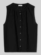 Marc O'Polo Relaxed Fit Bluse aus reiner Baumwolle in Black, Größe 34