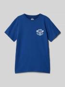 Quiksilver T-Shirt mit Rundhalsausschnitt in Dunkelblau, Größe 140