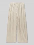 Garcia Wide Leg Stoffhose mit elastischem Bund in Silber, Größe 152