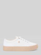 Tommy Hilfiger Sneaker mit Strohsohle in Beige, Größe 36