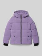 CARS JEANS Steppjacke mit Kapuze Modell 'TONYA' in Lila, Größe 152