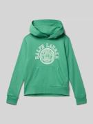 Polo Ralph Lauren Teens Hoodie mit Label-Print in Gruen, Größe L