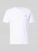 Sundek Slim Fit T-Shirt aus reiner Baumwolle in Weiss, Größe L