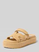 Steve Madden Sandalette mit Plateausohle Modell 'Bigmissile' in Sand, ...