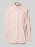 JJXX Relaxed Fit Bluse mit Brusttasche in Rosa, Größe L