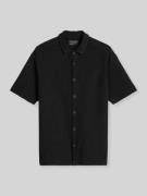 Marc O'Polo Loose Fit Freizeithemd aus Baumwoll-Mix in Black, Größe L