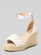 Espadrij Wedges in Flecht-Optik mit Dornschließe Modell 'SAINT TROPEZ'...