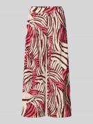 s.Oliver RED LABEL Relaxed Fit Culotte in strukturierter Optik in Pink...