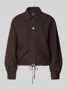 Someday Jacke mit Umlegekragen Modell 'Nisari' in Schoko, Größe 34