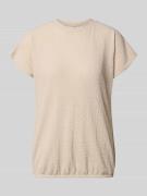 Christian Berg Woman T-Shirt mit Strukturmuster und Rundhalsausschnitt...