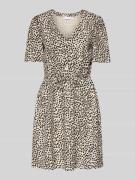 Vila Minikleid aus Viskose mit kurzer Knopfleiste Modell 'GRACE' in Be...