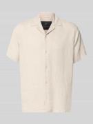 Jack & Jones Premium Regular Fit Leinenhemd Modell 'LAWRENCE' in Beige...