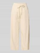 Soyaconcept Wide Fit Stoffhose aus Leinen-Mix mit Viskose-Anteil Model...