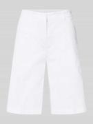 Cambio Regular Fit Bermudas aus Baumwoll-Mix Modell 'STELLA' in Weiss,...