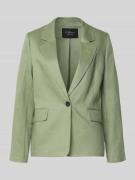 s.Oliver BLACK LABEL Regular Fit Blazer aus reinem Leinen in Gruen, Gr...