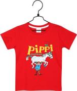 Pippi Langstrumpf T-Shirt, Rot, 140-146