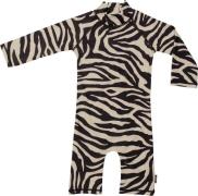 Swimpy Tiger UV-Schutzanzug, Beige/Black, 86-92