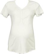 Cache Coeur Trousseau Umstands- Und Still-T-Shirt, Natural White, L