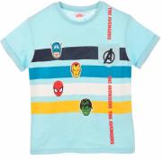 Marvel Avengers Classic T-Shirt, Light Blue, 4 Jahre