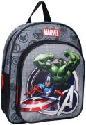 Marvel Avengers The Incible Kinder Rucksack 8L, Schwarz