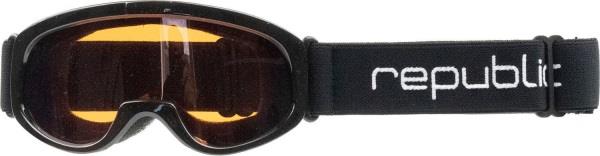 Republic R610 Kids Skibrille, Schwarz