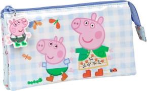 Peppa Wutz Urban Farmer Federmäppchen Trippel, Blue