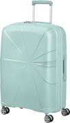 American Tourister StarVibe Spinner Koffer 70-77L, Metallic Surf Blue