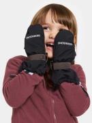 Didriksons Biggles Zip Fäustlinge, Black, 4-6 Jahre