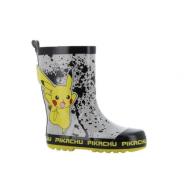 Pokemon Gummistiefel, Light Grey/Black, 31, Kindergummistiefel, Kinder...