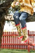 Vincent Giraffe Gummistiefel, Pink, 23, Kindergummistiefel, Kinderstie...