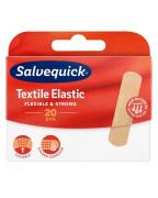 Salvequick Textile Elastic Band Aid   20 stk.